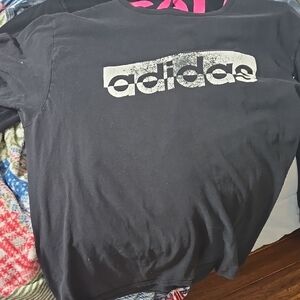 Adidas Black Graphic Tee